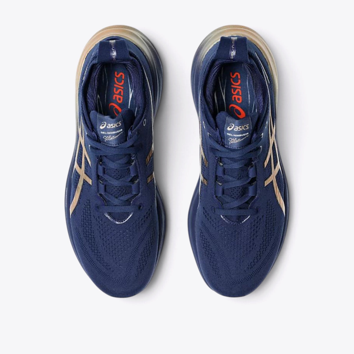 ASICS Gel-Nimbus 26 Platinum Blue Expanse Champagne