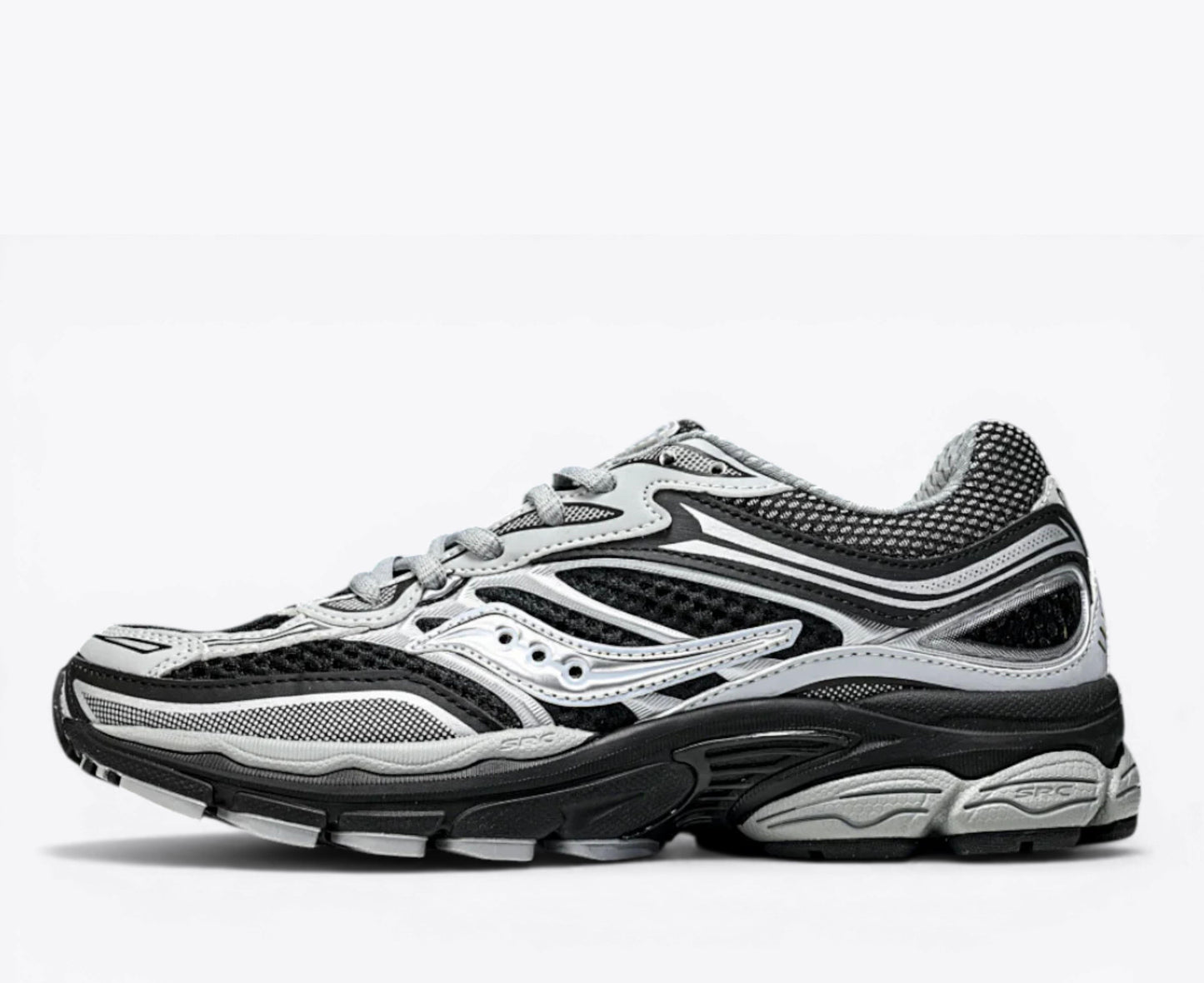 Saucony OG ProGrid Omni 9 Black Silver – Retro Runner Saucony