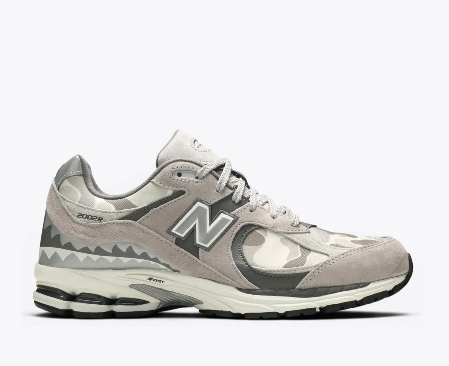 BAPE x New Balance 2002R Grey Camo Kawhi