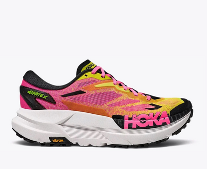 HOKA Mafate X Neon Citrus Neon Rose