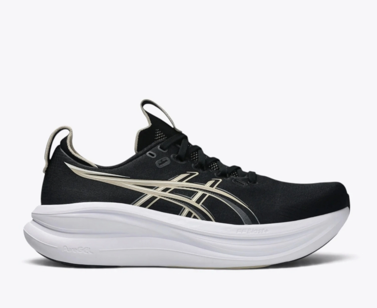 ASICS Gel-Nimbus 28 Extra Wide Black Feather Grey
