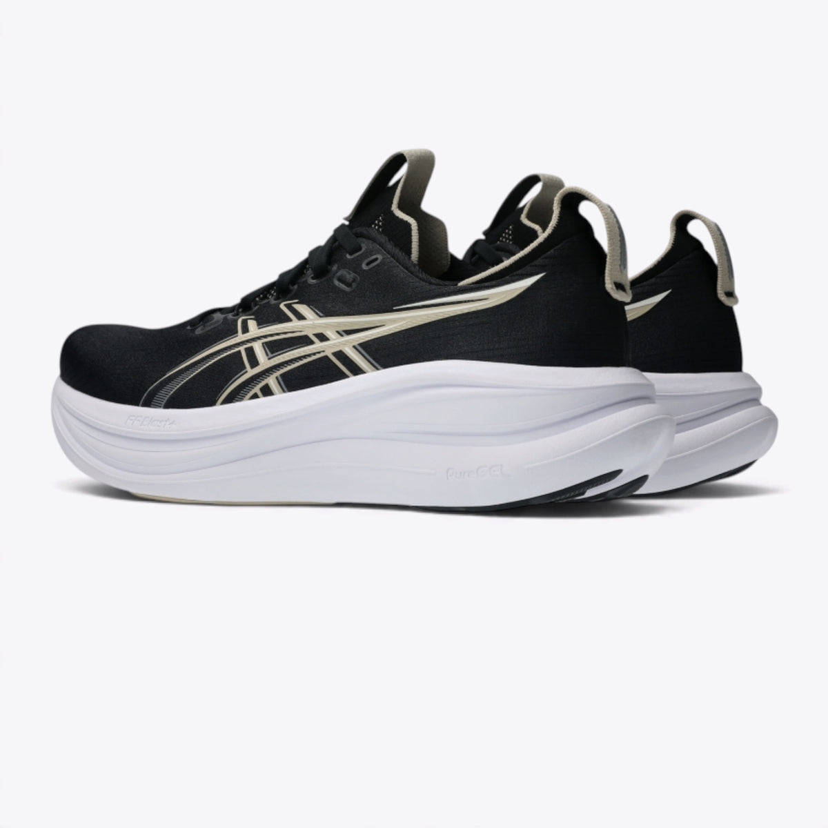 ASICS Gel-Nimbus 28 Extra Wide Black Feather Grey