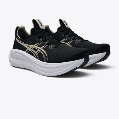 ASICS Gel-Nimbus 28 Extra Wide Black Feather Grey