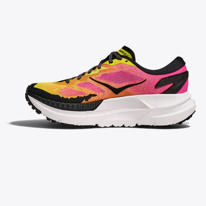 HOKA Mafate X Neon Citrus Neon Rose