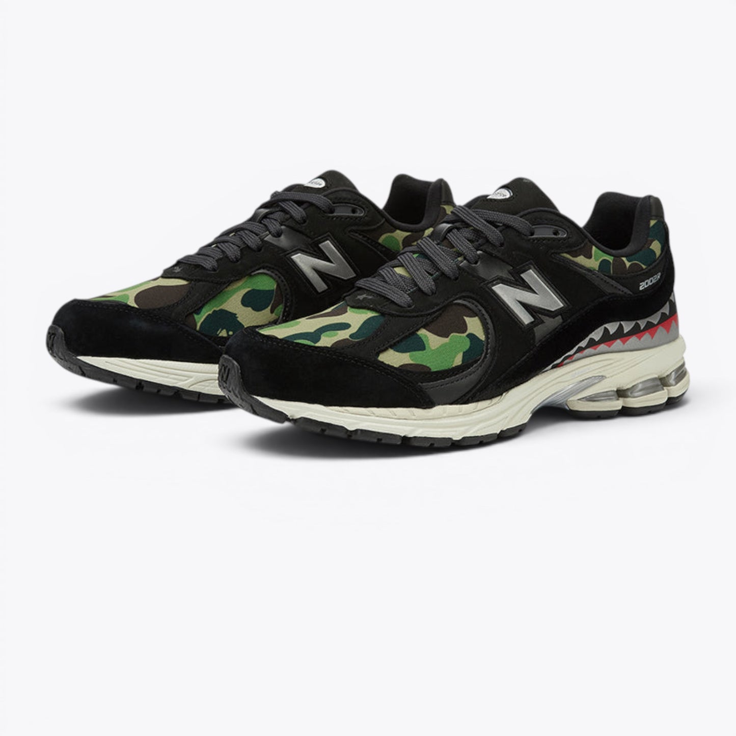 BAPE x New Balance 2002R Black Camo Apes Together Strong