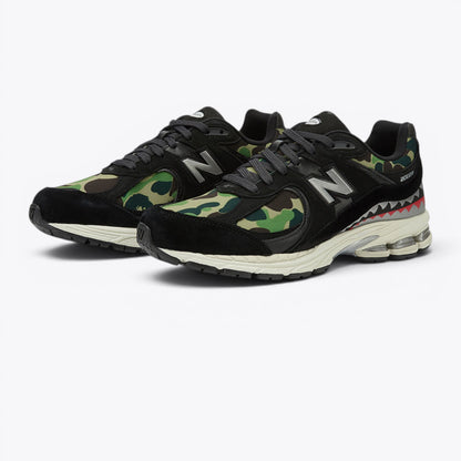 BAPE x New Balance 2002R Black Camo Apes Together Strong