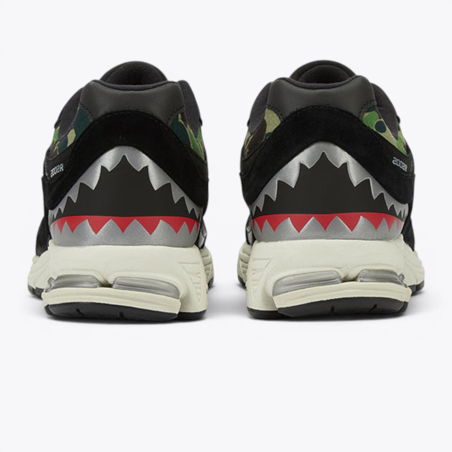 BAPE x New Balance 2002R Black Camo Apes Together Strong