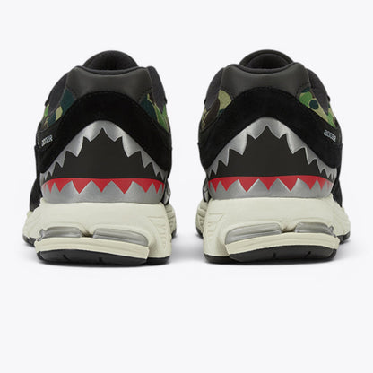 BAPE x New Balance 2002R Black Camo Apes Together Strong
