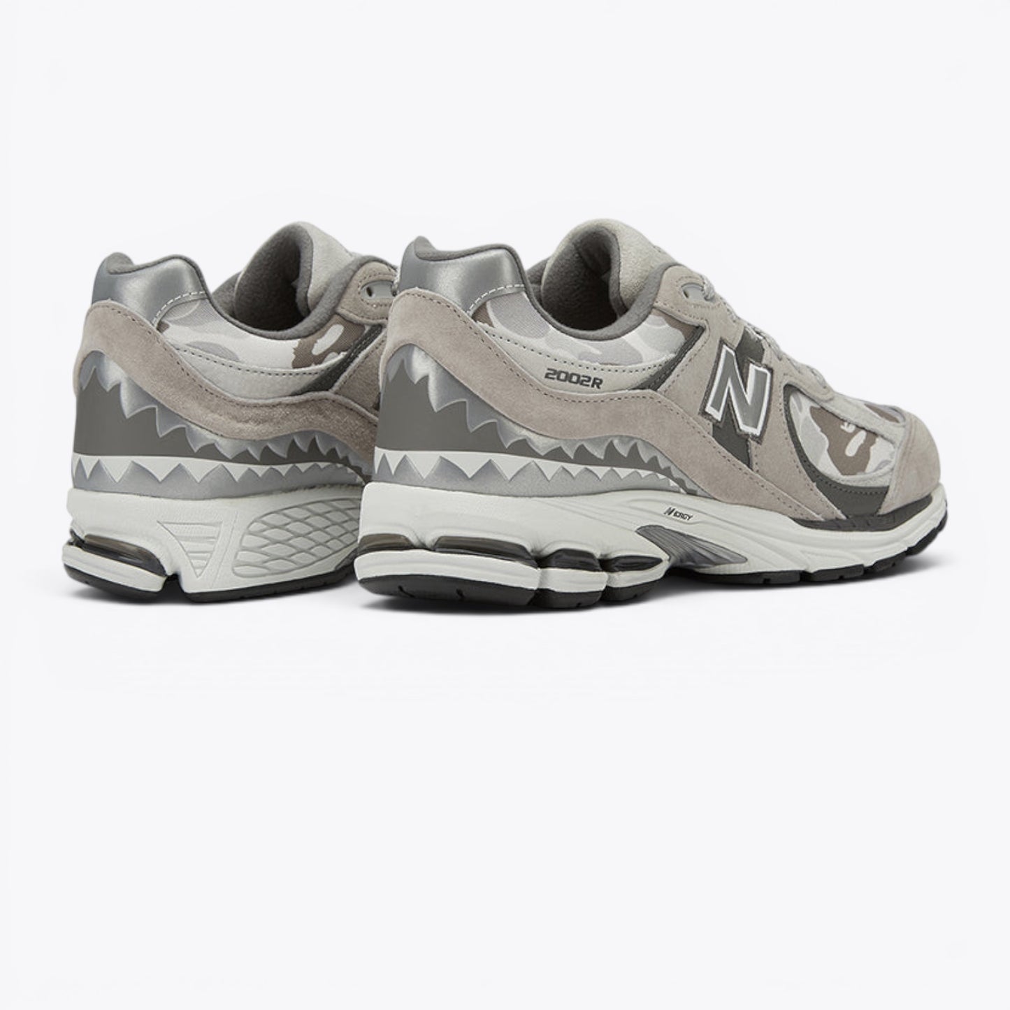 BAPE x New Balance 2002R Grey Camo Kawhi