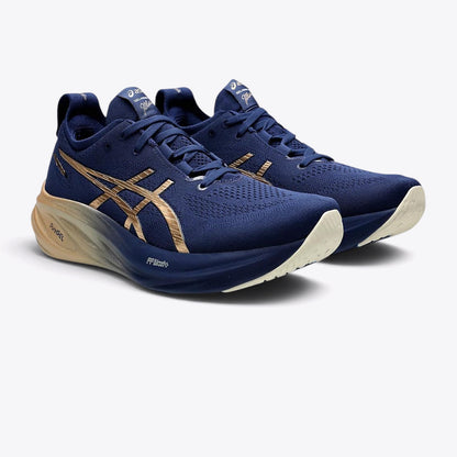 ASICS Gel-Nimbus 26 Platinum Blue Expanse Champagne