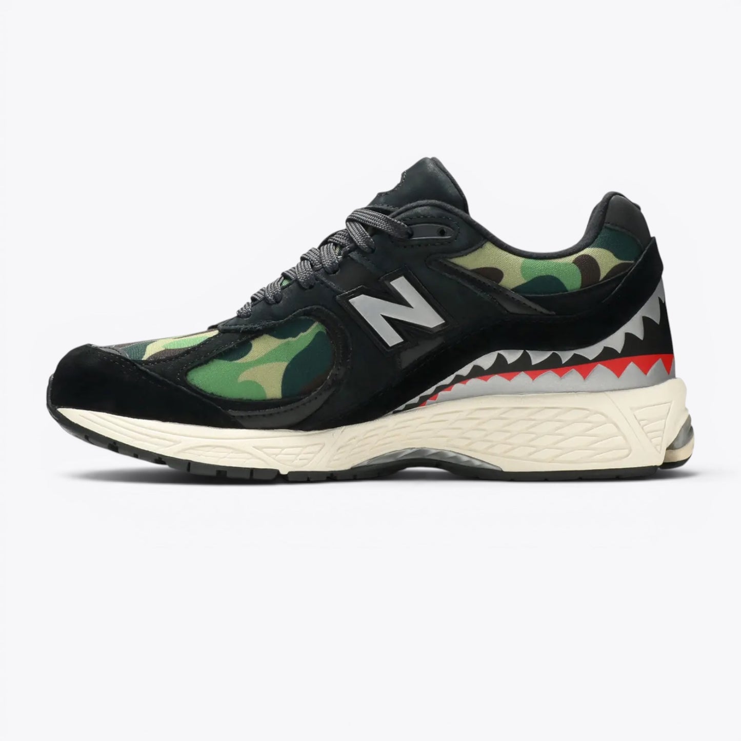 BAPE x New Balance 2002R Black Camo Apes Together Strong