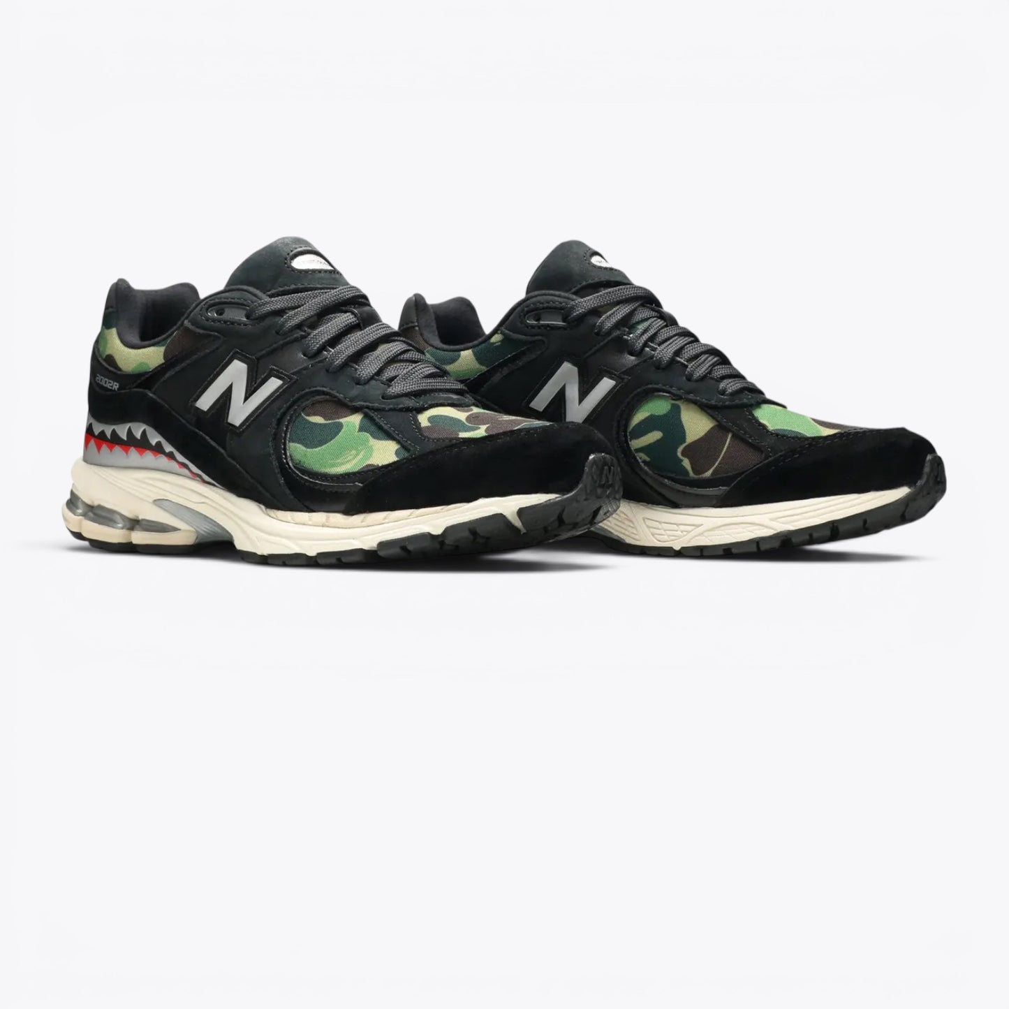 BAPE x New Balance 2002R Black Camo Apes Together Strong