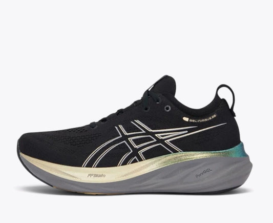 ASICS Gel-Nimbus 26 Platinum Black Champagne Asics