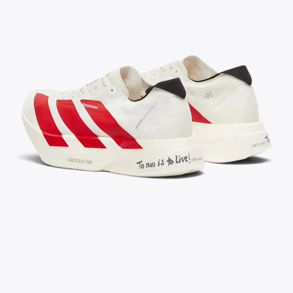 Adidas Adizero Adios Pro 4 Off White Better Scarlet Adidas