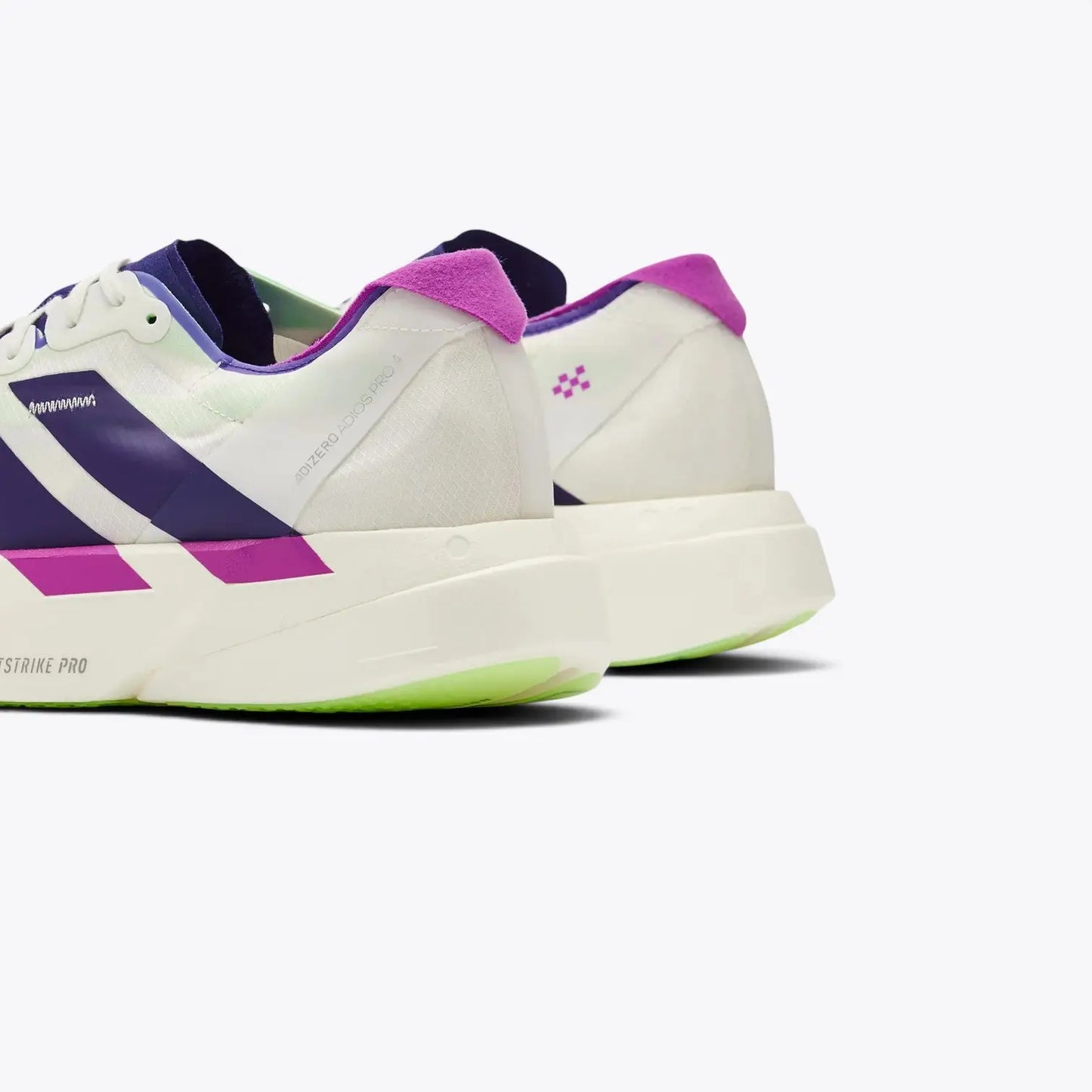 Adidas Adizero Adios Pro 4 White Purple Lime Adidas