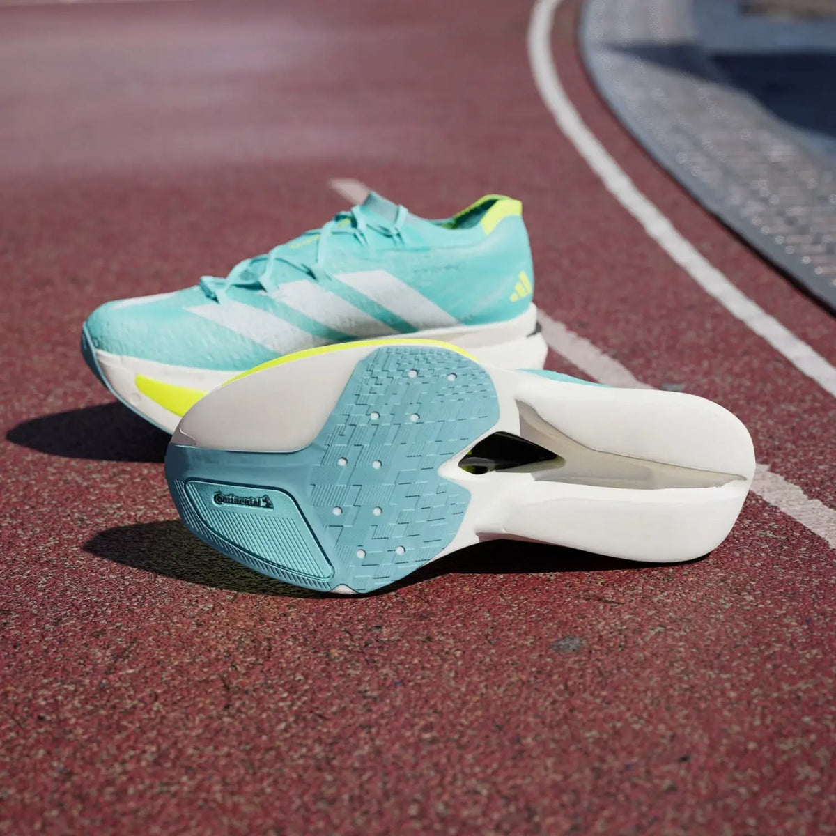 Adidas Adizero Prime X3 Strung Flash Aqua Lucid Lemon Adidas
