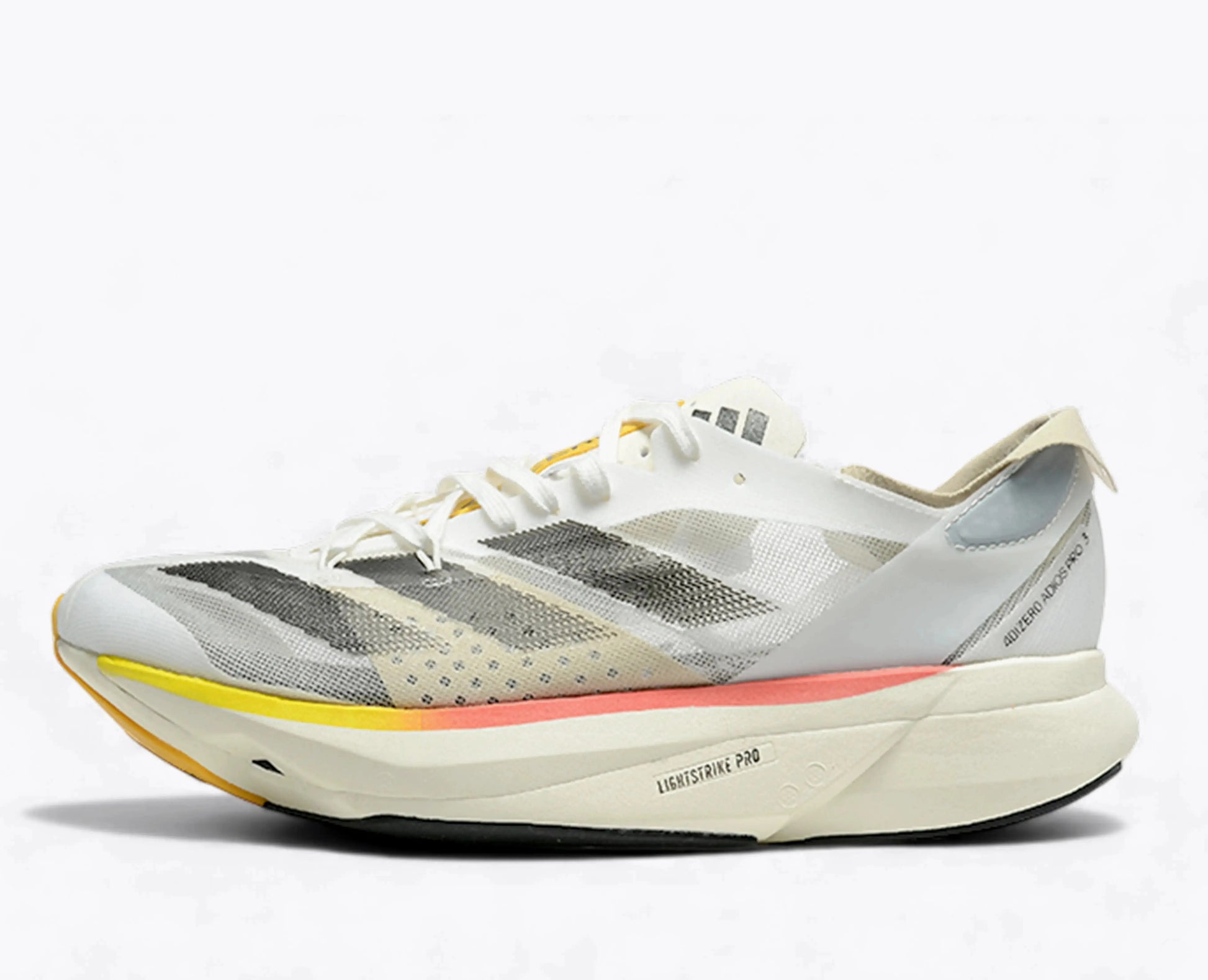 Adizero Adios Pro 3 - Blanc Jaune Orange Adidas