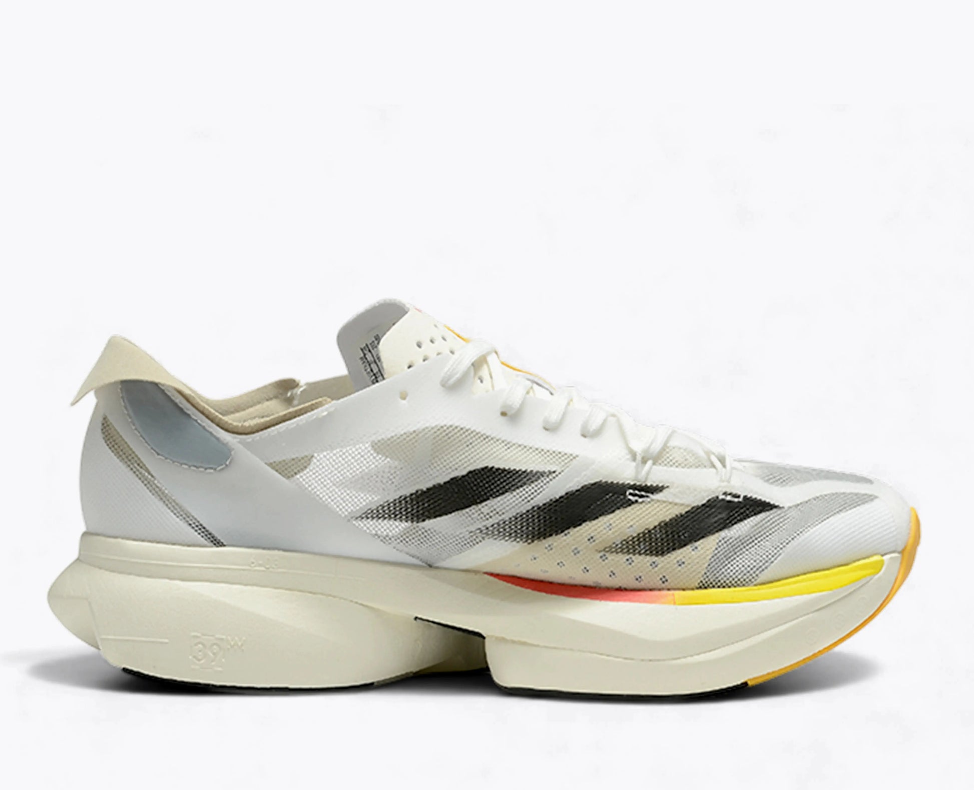 Adizero Adios Pro 3 - Blanc Jaune Orange Adidas