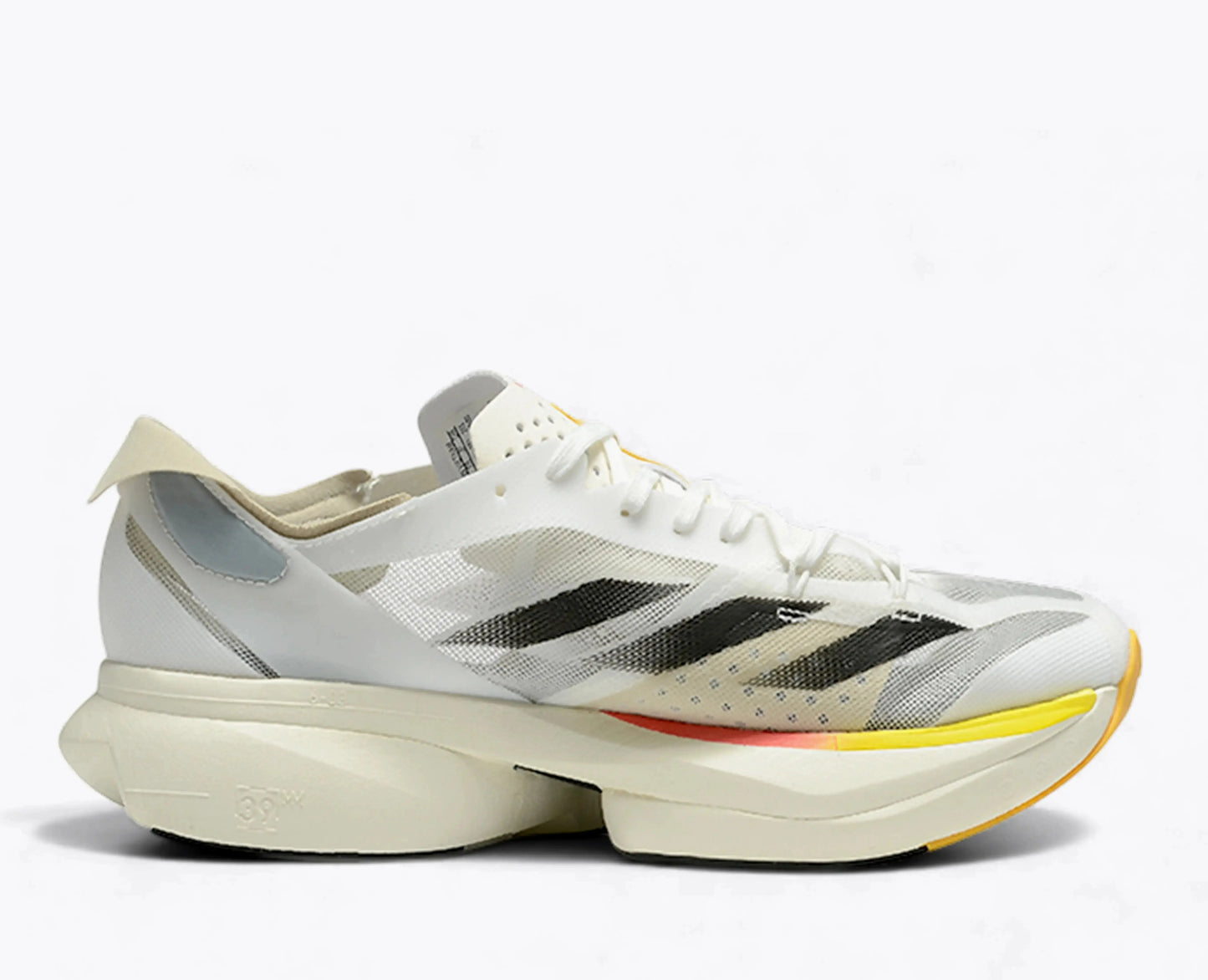 Adizero Adios Pro 3 - Blanc Jaune Orange Adidas