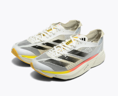 Adizero Adios Pro 3 - Blanc Jaune Orange Adidas