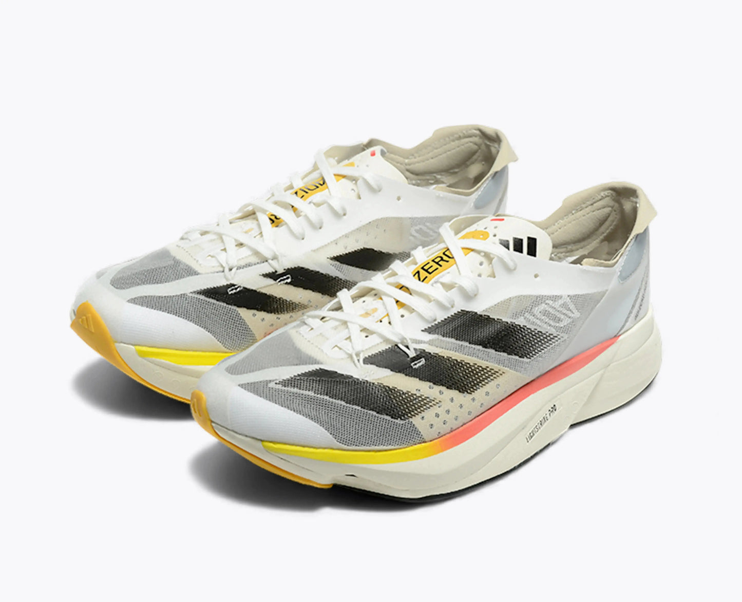 Adizero Adios Pro 3 - Blanc Jaune Orange Adidas