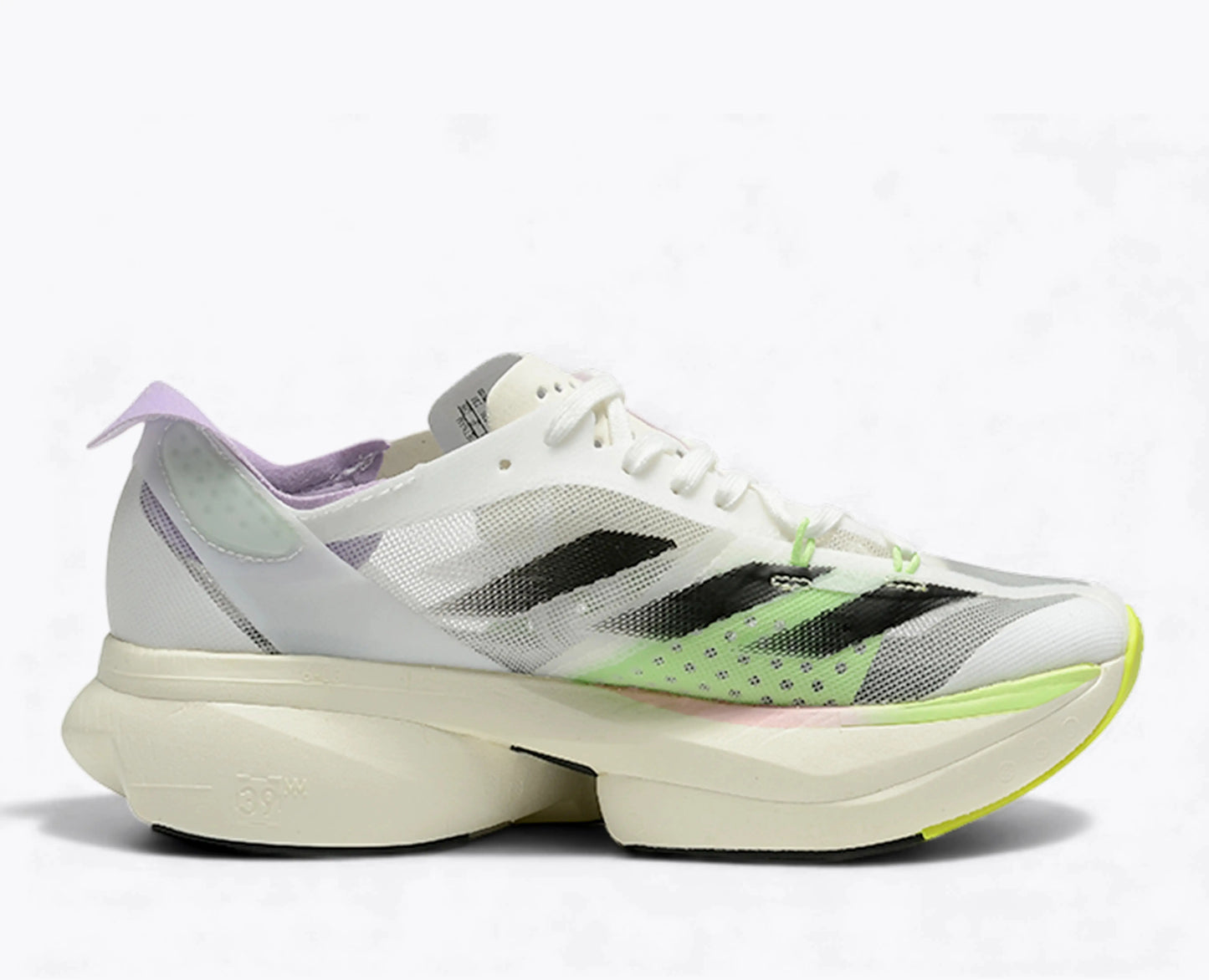 Adizero Adios Pro 3 - Blanc Vert Rose Pâle Adidas