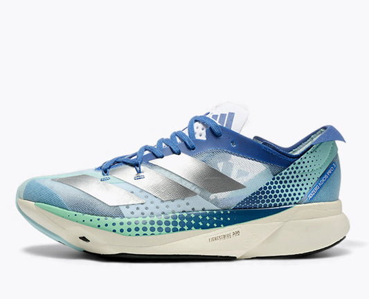 Adizero Adios Pro 3 - Bleu translucide / Noir / Gris Solaire Adidas