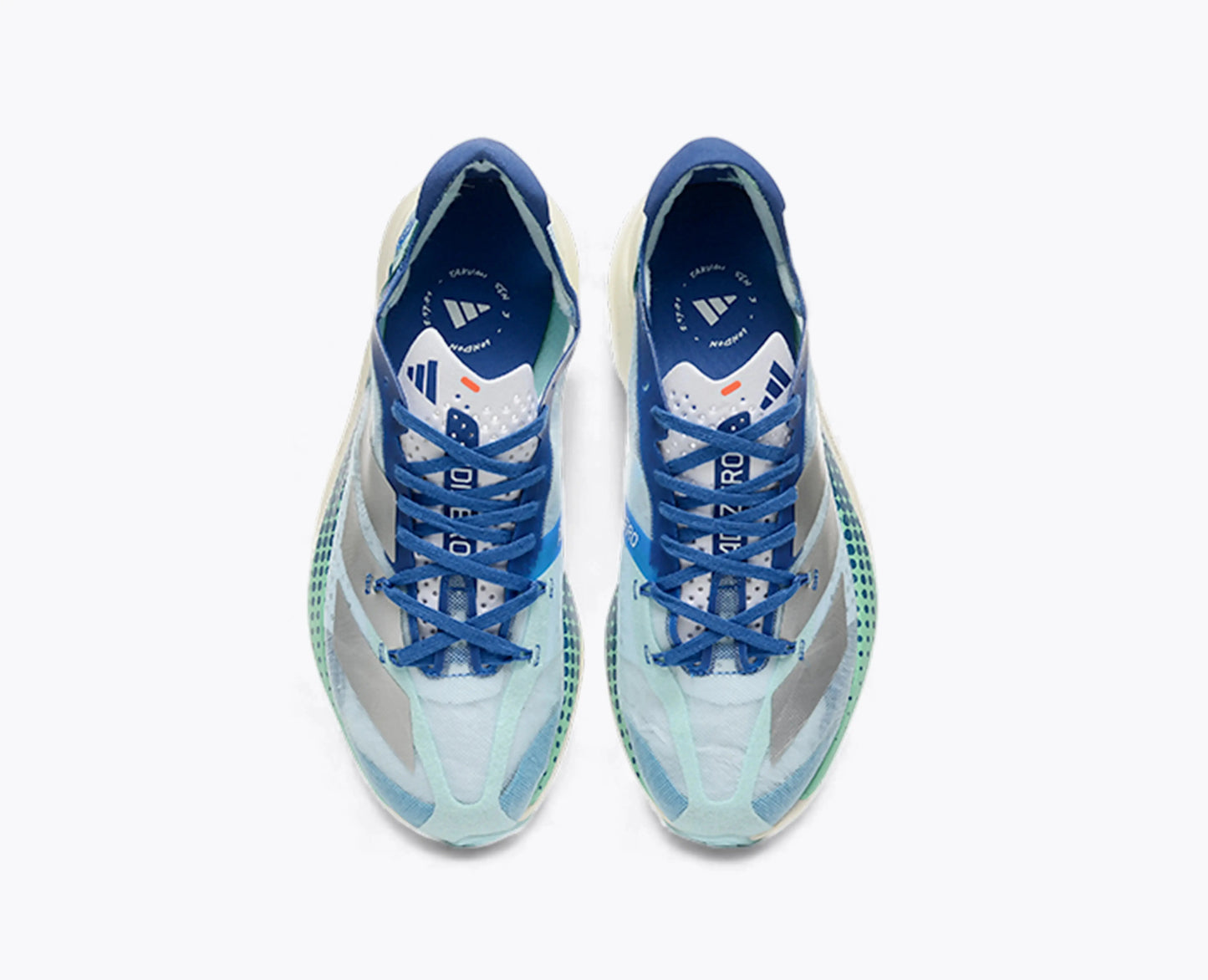 Adizero Adios Pro 3 - Bleu translucide / Noir / Gris Solaire Adidas