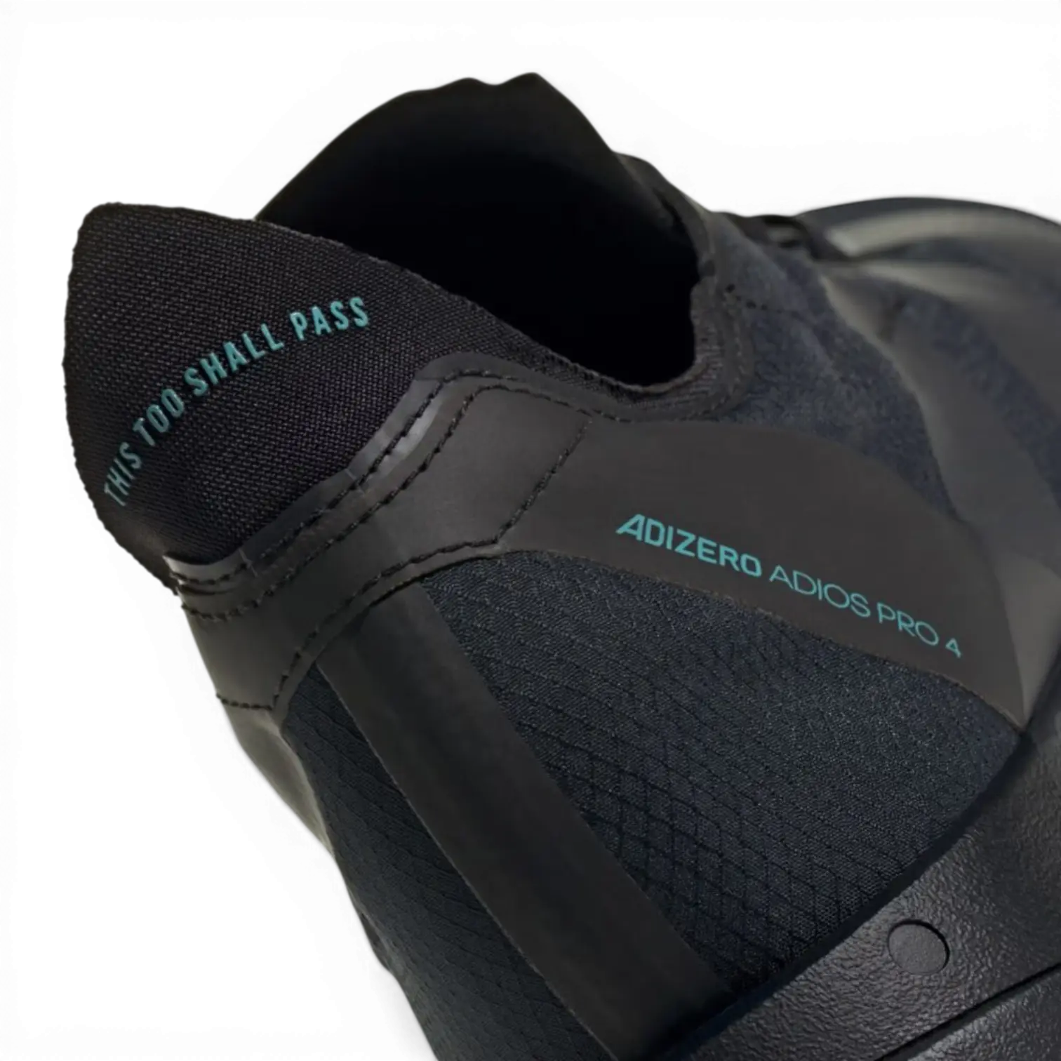 Adizero Adios Pro 4 Black Core Black Powder Teal Adidas