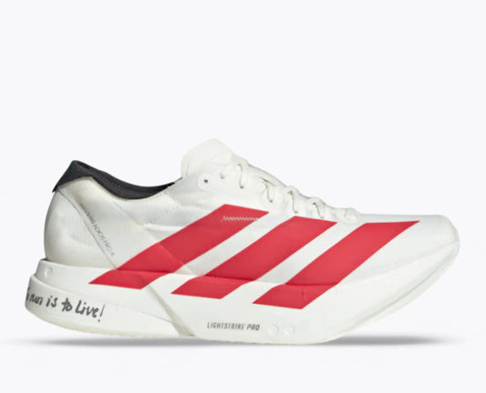 Adizero Adios Pro 4 Blanc rouge Adidas