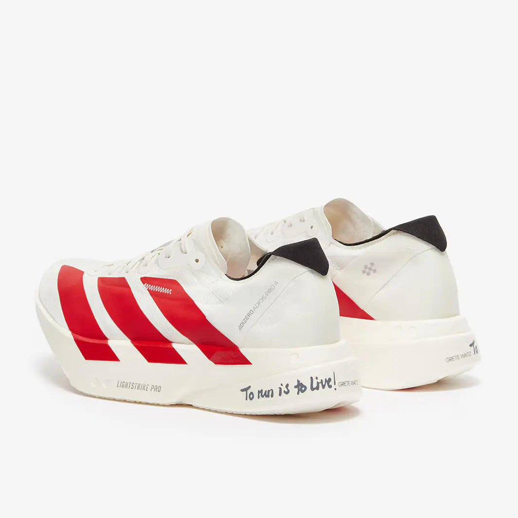 Adizero Adios Pro 4 Off White Better Scarlet Adidas