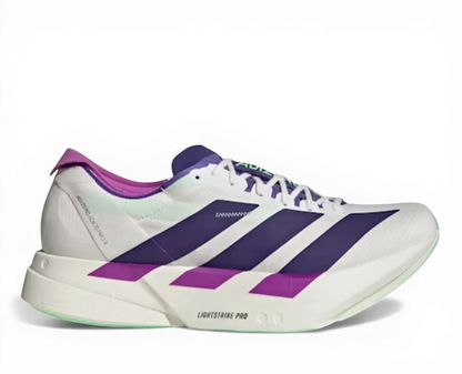 Adizero Adios Pro 4 White Purple Lime Burst Adidas