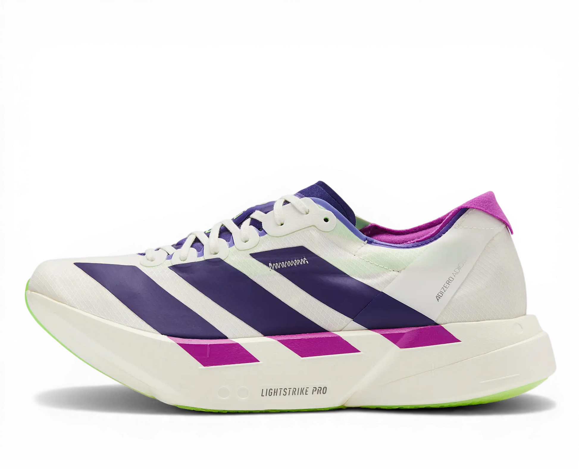 Adizero Adios Pro 4 White Purple Lime Burst Adidas