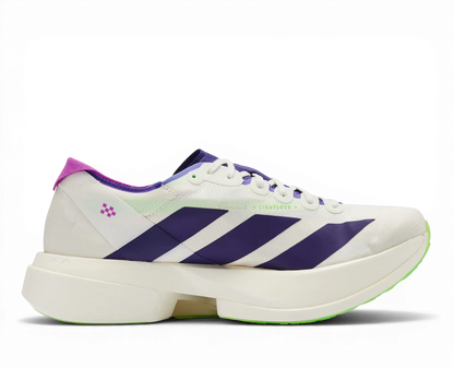 Adizero Adios Pro 4 White Purple Lime Burst Adidas
