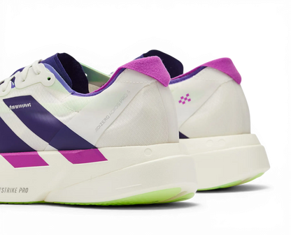 Adizero Adios Pro 4 White Purple Lime Burst Adidas