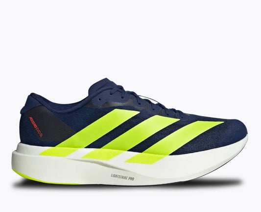 Adizero Evo SL Dark Blue Solar Slime & Red Adidas
