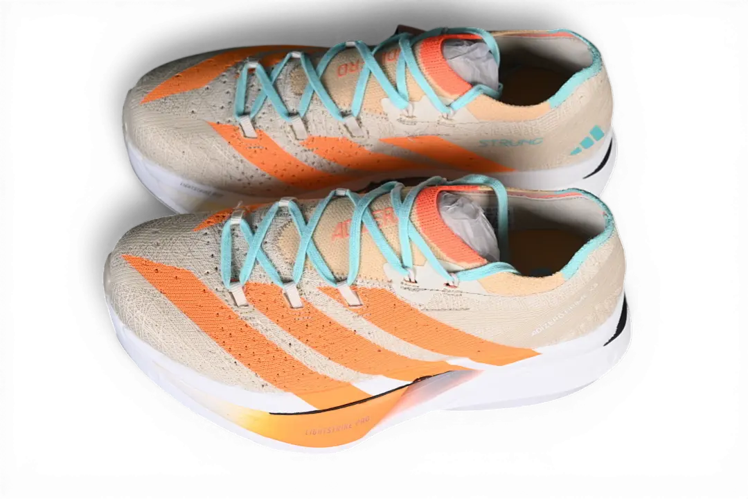 Adizero Prime X3 Strung Orange White Wheat Blue Adidas