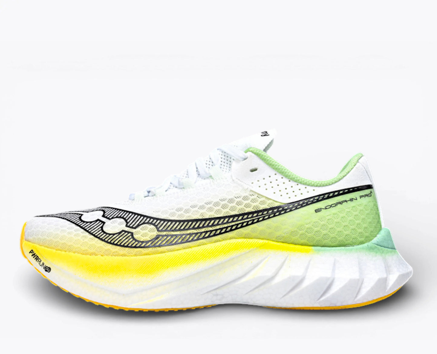 Endorphin Pro 4 - blanche jaune - RunningUpscale.com