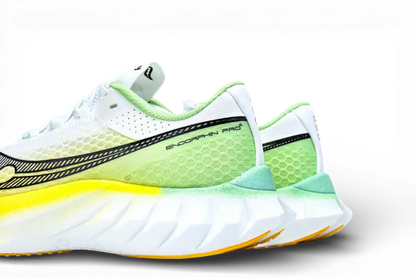 Endorphin Pro 4 - blanche jaune - RunningUpscale.com