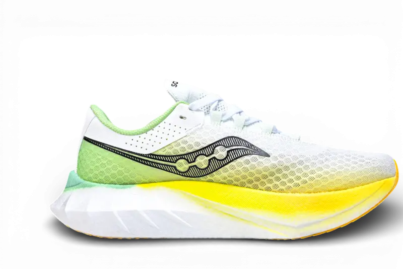 Endorphin Pro 4 - blanche jaune - RunningUpscale.com