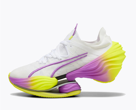 Fast RB Nitro Élite Blanche Jaune Violet - RunningUpscale.com