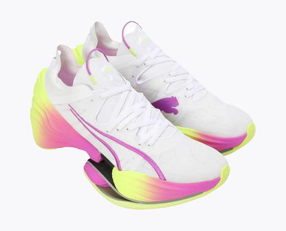 Fast RB Nitro Élite Blanche Jaune Violet - RunningUpscale.com