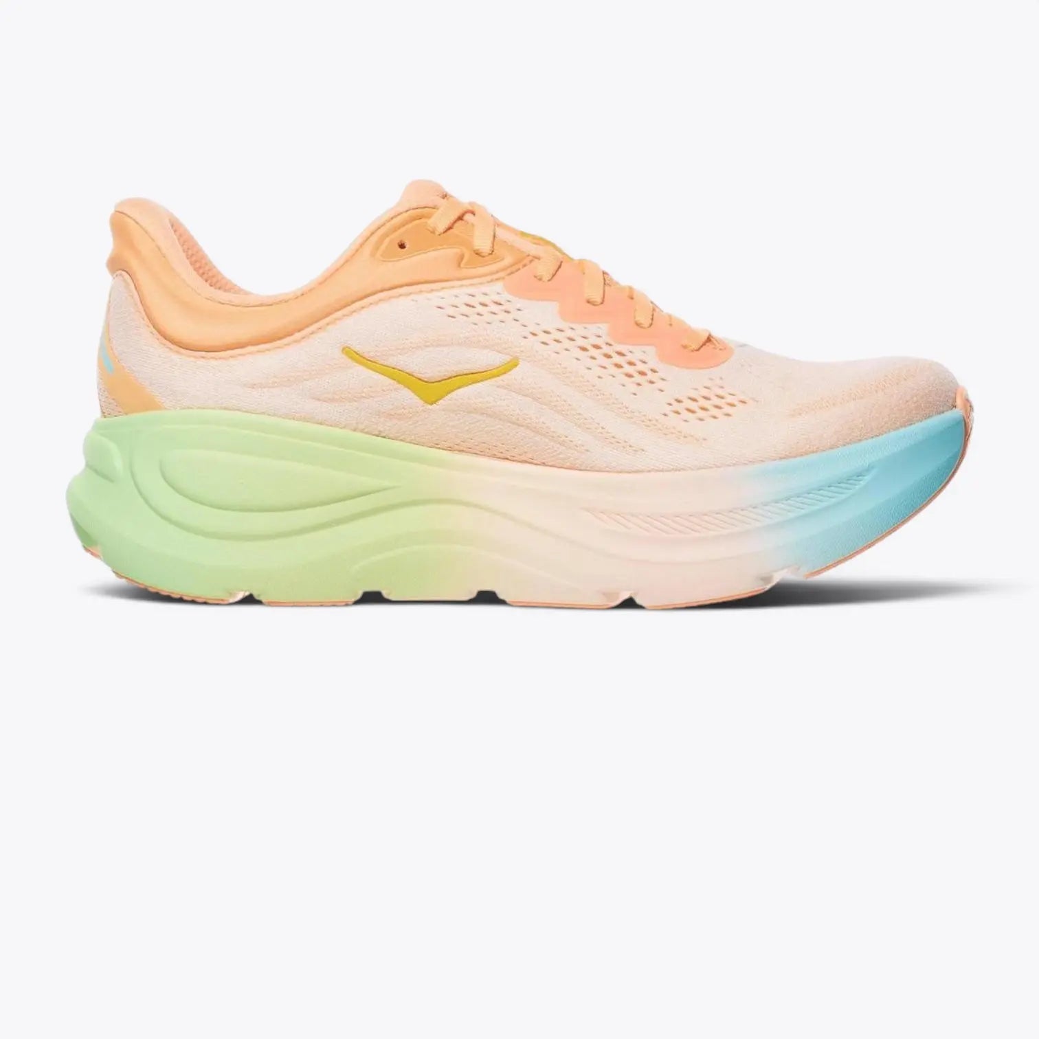 Hoka Bondi 9 Frost Pale Tangerine Hoka