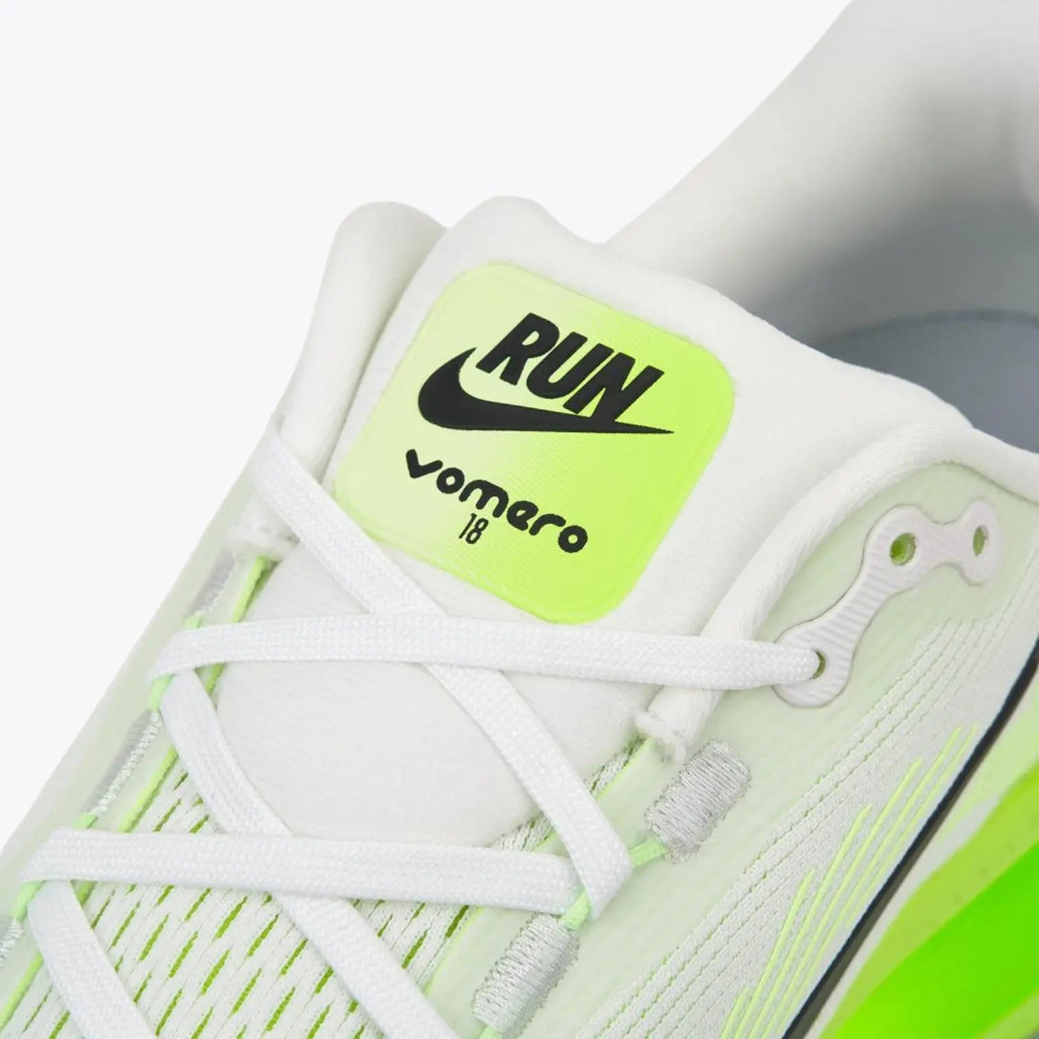 Nike Vomero 18 White Electric Green Volt Nike