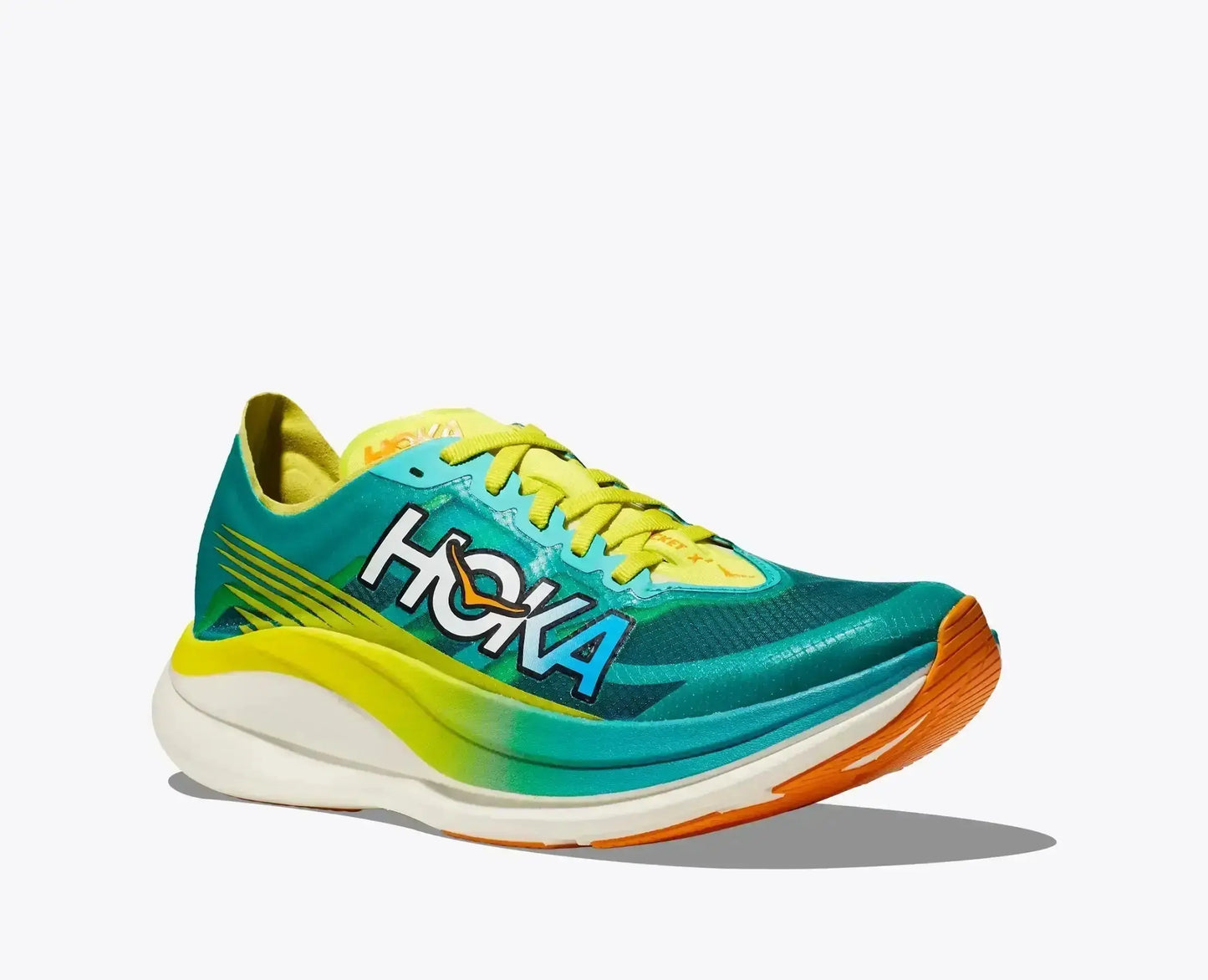 Rocket X 2 - Vert et Jaune Hoka