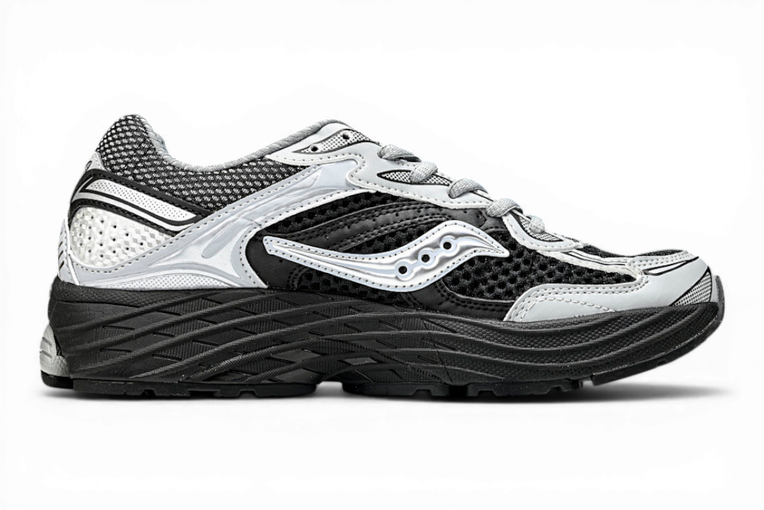 Saucony OG ProGrid Omni 9 Black Silver – Retro Runner Saucony