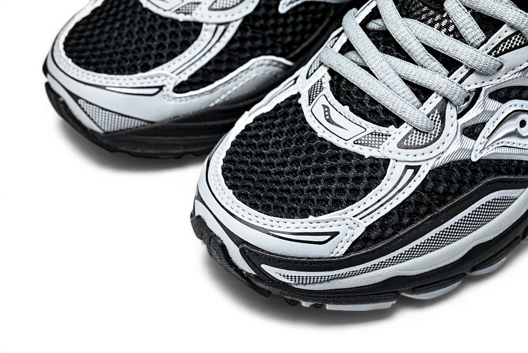 Saucony OG ProGrid Omni 9 Black Silver – Retro Runner Saucony