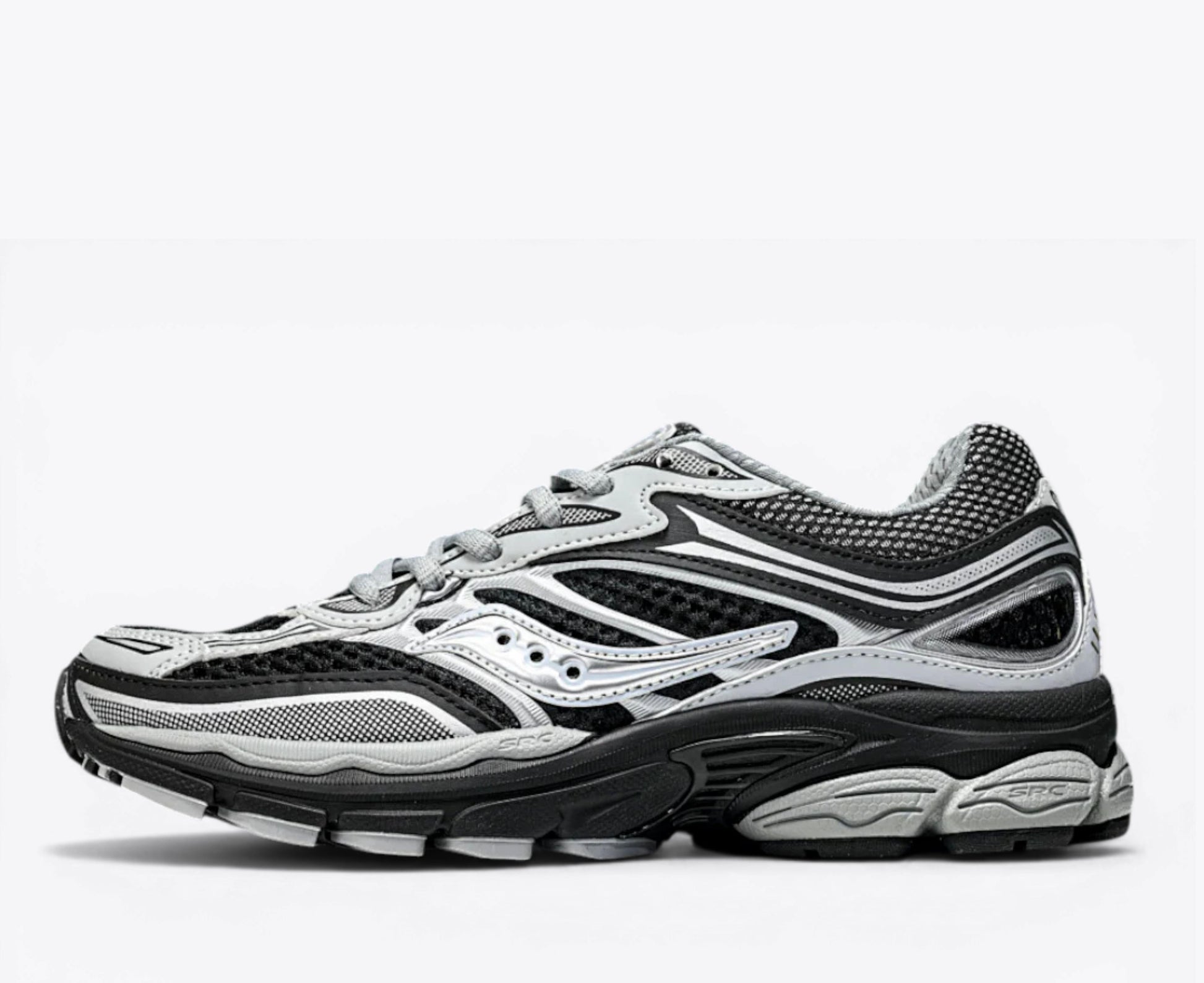 Saucony OG ProGrid Omni 9 Black Silver – Retro Runner Saucony