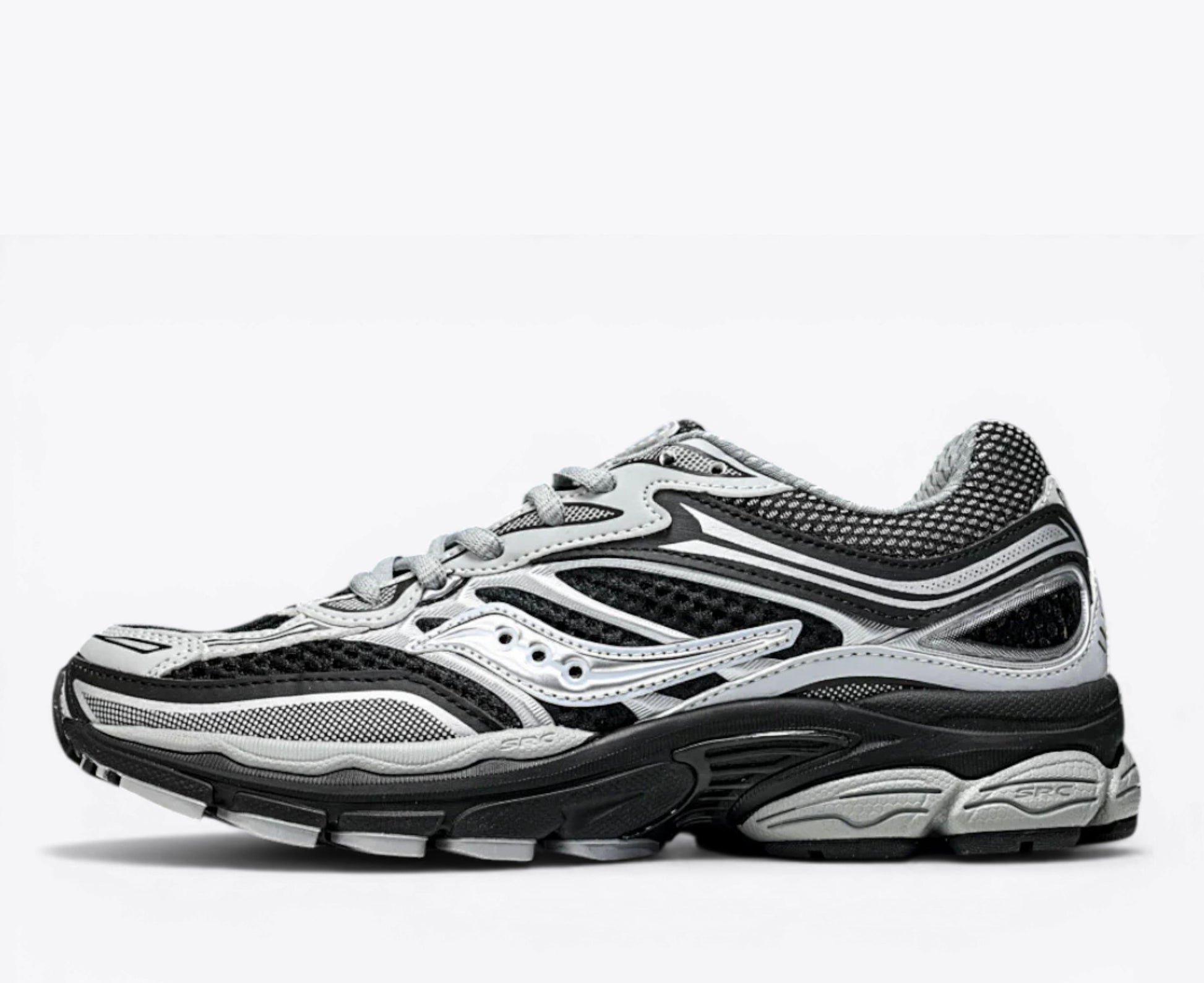 Saucony OG ProGrid Omni 9 Black Silver – Retro Runner Saucony
