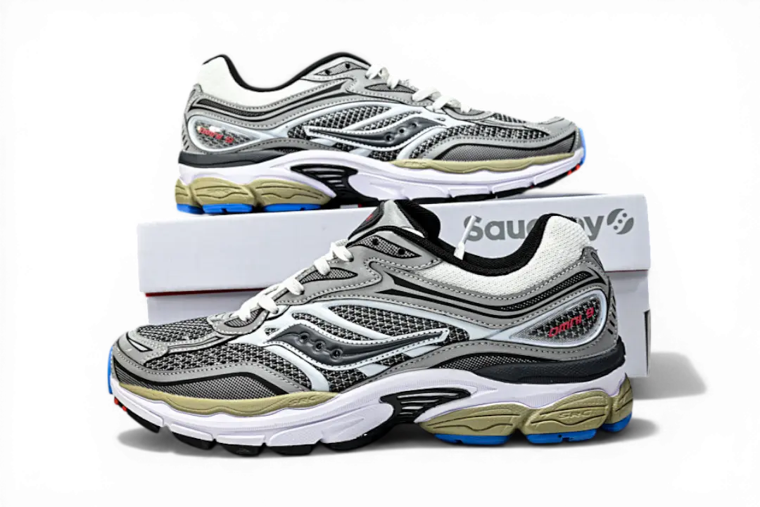 Saucony ProGrid Omni 9 Metallic Grey Silver – Sneaker Saucony